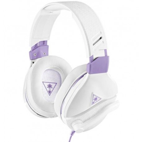 HEADSET TURTLE BEACH RECON SPARK COM FIO - BRANCO E ROXO (731855062201)