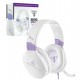 HEADSET TURTLE BEACH RECON SPARK COM FIO - BRANCO E ROXO (731855062201)