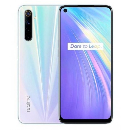 CELULAR REALME 6 RMX2001 128GB/ 4GB RAM/ 4G BRASIL/ DUAL SIM/ TELA 6.5/ CÂM 64MP- BRANCO