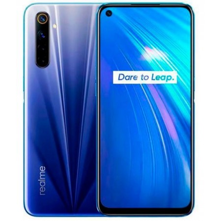 CELULAR REALME 6 RMX2001 128GB/ 4GB RAM/ 4G BRASIL/ DUAL SIM/ TELA 6.5/ CÂM 64MP- AZUL