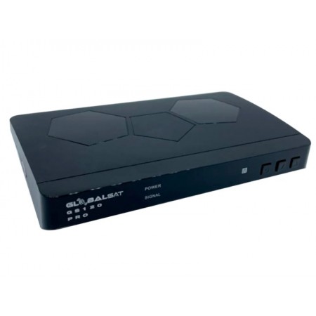 RECEPTOR GLOBALSAT GS 120 PRO IKS / SKS / VOD / WIFI - NEGRO
