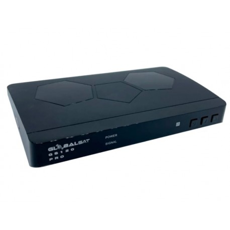 RECEPTOR GLOBALSAT GS 120 PRO IKS / SKS / VOD / WIFI - PRETO