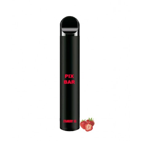 Pod Descartável Pix Bar 800 Puff - Strawberry Ice