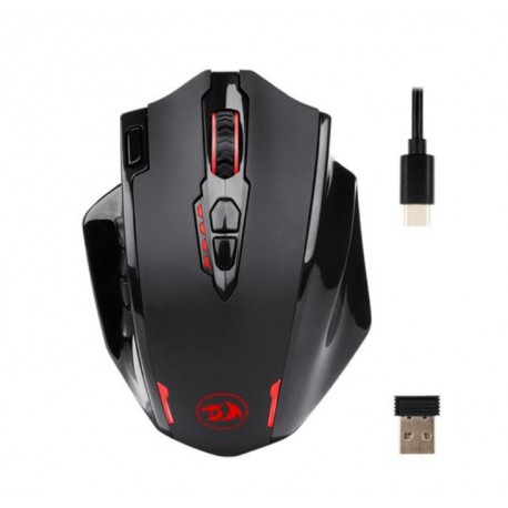 Mouse Redragon Impact Elite RGB / 16000 DPI - Negro (M913)