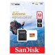 TARJETA DE MEMÓRIA SANDISK MICRO SD EXTREME C10 32GB / 100MB (SDSQXAF-032G-GN6AA)
