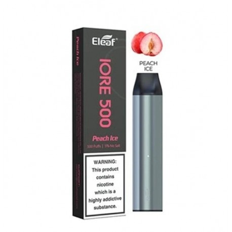 Pod Descartável Eleaf iore 500 - 500 Puffs - 5% Nic Salt - Peach ice