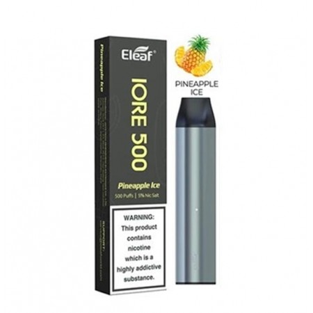 Pod Descartável Eleaf iore 500 - 500 Puffs - 5% Nic Salt - Pineapple  ice