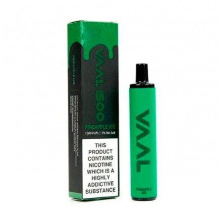 Pod Descartável Vaal 1500 Puffs - 5% Nic Salt - Pineapple  ice