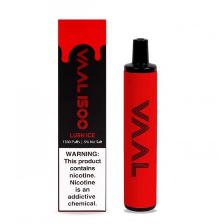 Vaina Desechable Vaal 1500 Puffs - 5% Nic Salt - Lush ice