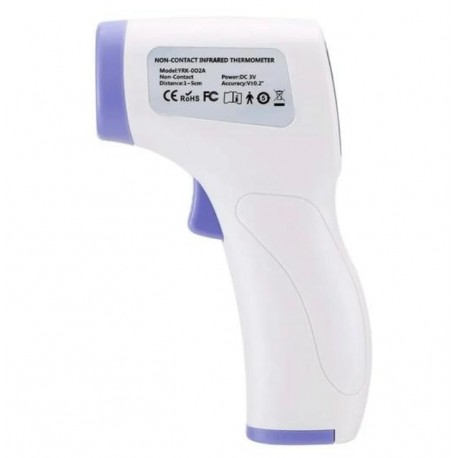 Termómetro Digital YRK-002A Infrarrojo - Blanco y azul