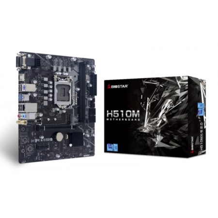 Placa Mãe Biostar H510 MX/E 2.0 / Soquete LGA1200 / DDR4