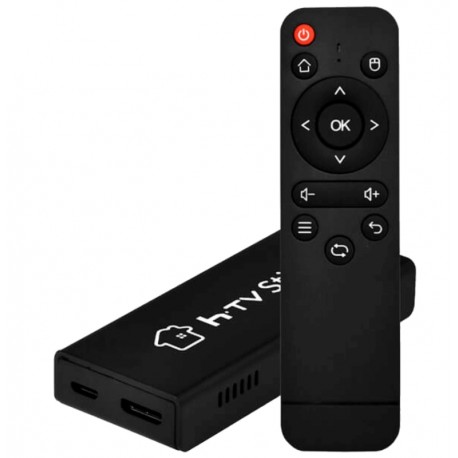 Receptor HTV Stick 16GB / 2GB RAM / Ultra HD / Wifi / 5GHz / Android 9.0 - Preto