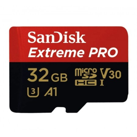 Cartão de memória Micro SD Sandisk U3 32GB 100MBS Extreme - (SDSQXCG-032G-GN6MA)