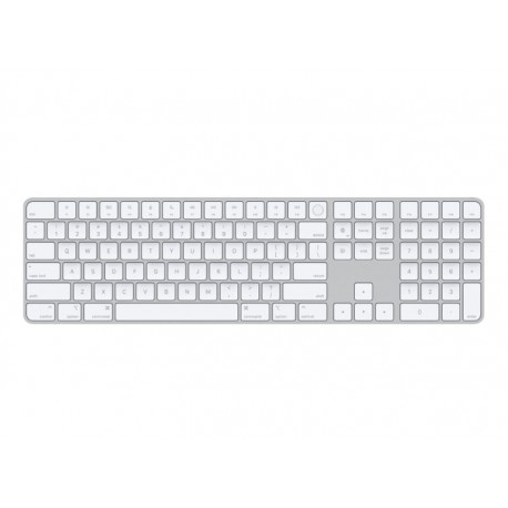 Teclado Apple Magic Numérico MK2C3LL/A Touch ID - Branco (Inglês)