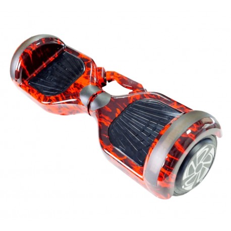 Scooter Elétrico Keen 6.5" / Bluetooth / LED - Vermelho Rajado