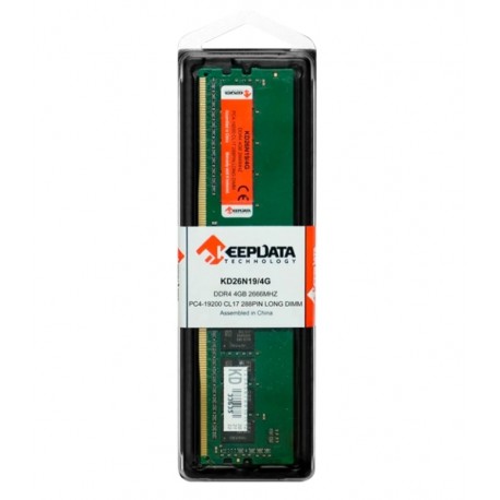 Memória RAM Keepdata 4GB / DDR4 / 1x4GB / 2666MHz - (KD26N19/4G)