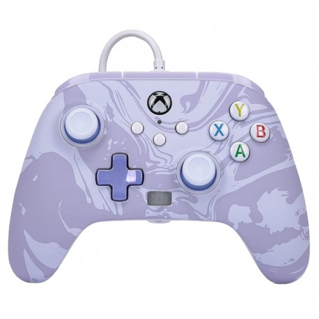 Control PowerA Enhanced Wired para Xbox Series X|S - Lavender Swirl (PWA-A-04514)