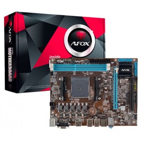 Placa Mãe Afox A88 A88-MA2-V2 2XDDR3 / VGA / HDMI (Gigabit Lan)(FM2/FM2+)