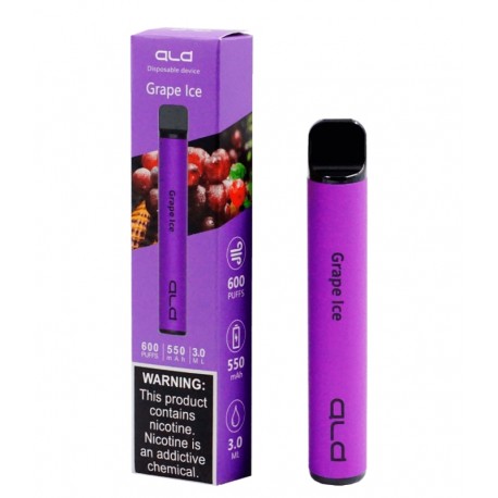 Vape Desechable ALD 600 Puff - Grape Ice