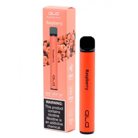 Vape Descartável ALD 600 Puff - Raspberry
