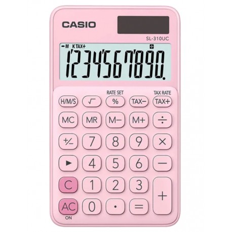 Calculadora Casio Compacta SL-310UC - Rosa