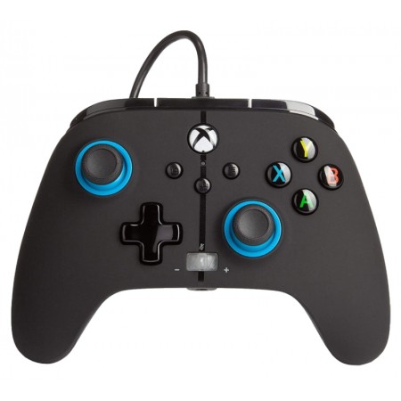 Control PowerA Enhanced Wired para Xbox - Blue Hint (PWA-A-02490)