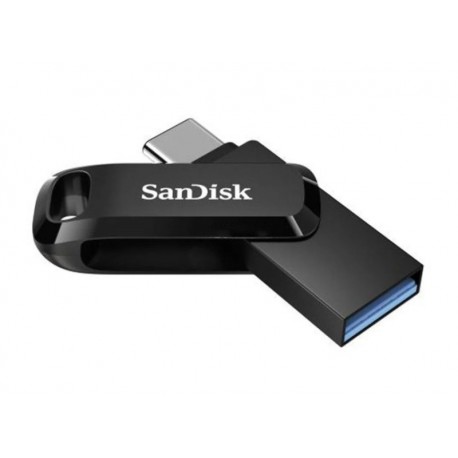 Pendrive Sandisk Ultra Dual drive 64GB / Tipo-C / USB 3.0 - Negro (SDDDC3-064G-G46)
