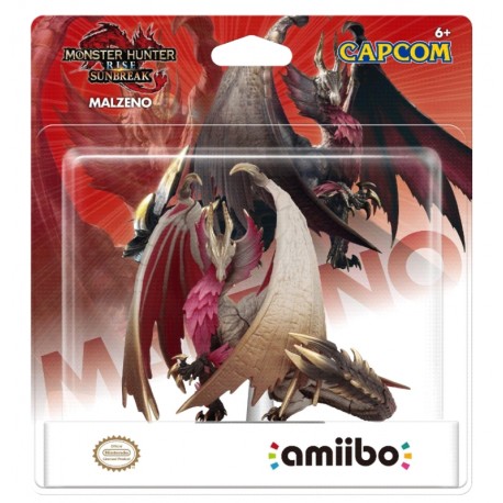 Boneco Amiibo Monster Hunter Rise: Sunbreak Malzeno - NVL-C-AXAF
