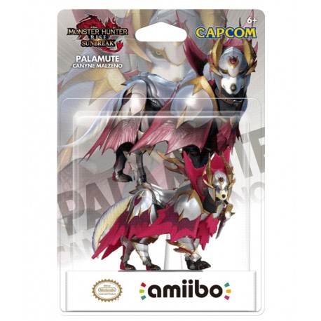 Boneco Amiibo Monster Hunter Rise: Sunbreak Palamute Canye Malzeno - NVL-C-AXAE