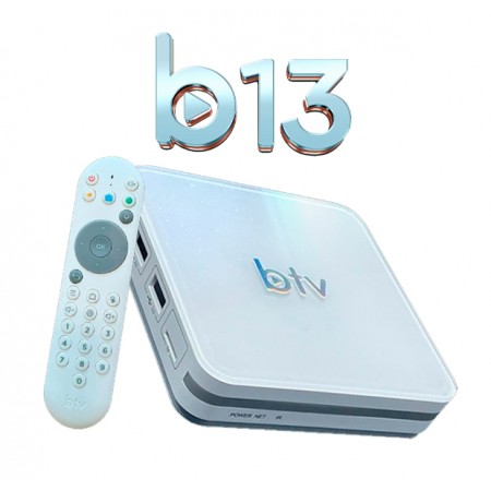 Receptor BTV B13 4K / 2GB RAM/ 16GB/ IPTV/ VOD/ Wifi-5G/ Android 11 - Branco