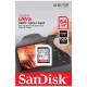 Cartão de memória Sandisk SD SDHC Ultra C10 / 64GB / 100MBs - (SDSDUNR-064G-GN6IN)