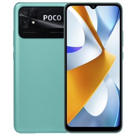 Celular Xiaomi Poco C40 64GB / 4GB RAM / Dual SIM / 6.71 / Câm 13MP- Coral Green(Global)