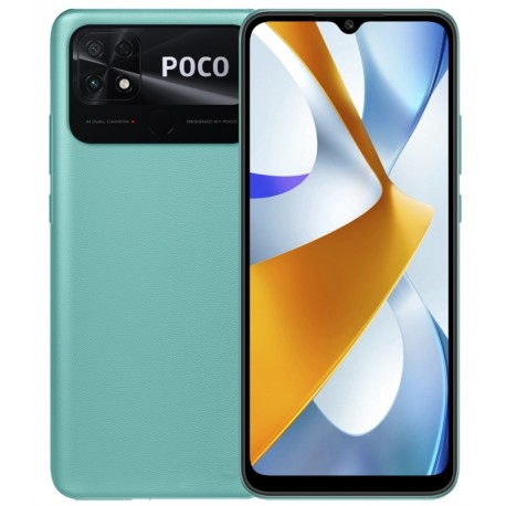 Celular Xiaomi Poco C40 64GB / 4GB RAM / Dual SIM / 6.71 / Câm 13MP- Coral Green(Global)