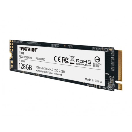 HD SSD Patriot M.2 128GB 2280 PCI-E GEN3 X4 - (P300P128GM28)