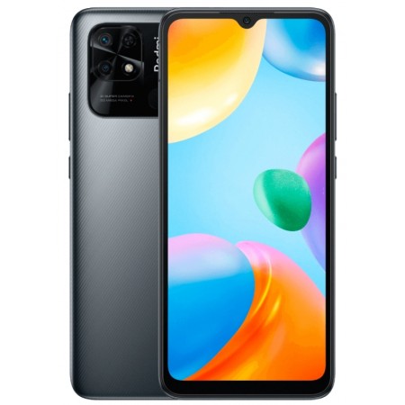 Celular Xiaomi Redmi 10 128GB / 6GB RAM / 4G/ Dual SIM / Tela 6.5/ Câm 50MP - Preto(India)