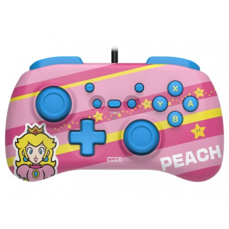 Control Horipad Mini Con Cable para Nintendo Switch - Peach (NSW-367U)