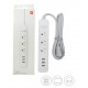 Filtro de Linea Xiaomi Mi Power Trip - Blanco (XMYCX01QM)(NRB4040TW)