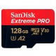 Tarjeta de Memória Micro SD Sandisk Extreme Pro 128GB / 200MBS (SDSQXCD-128G-GN6MA)