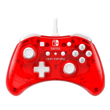 CONTROLE PDP WIRED PARA NINTENDO SWITCH ROCK CANDY - RED (PDP-A-066628)