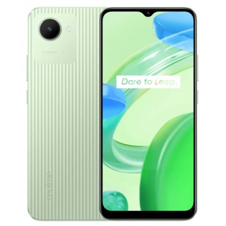Celular Realme C30 RMX3581 32GB/ 2GB RAM/ Dual SIM/ 6.5/ Câm 8MP -Bambo Green(Anatel)