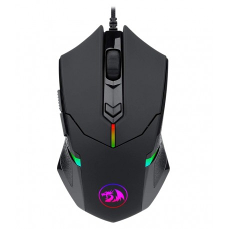Mouse Gamer Redragon Centrophorus 2 M601-RGB / 7200DPI - Negro