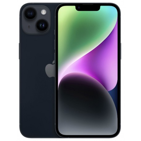 Celular Apple iPhone 14 A2884 CH 5G 128GB /6GB RAM /6.1 /Cam 12MP - Midnight (SIM Físico)