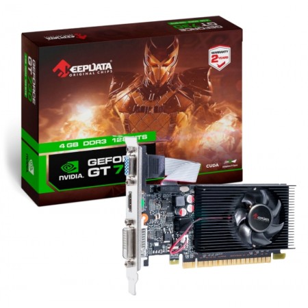 Placa de Vídeo Keepdata GEF GT730 4GB DDR3 128 Bits