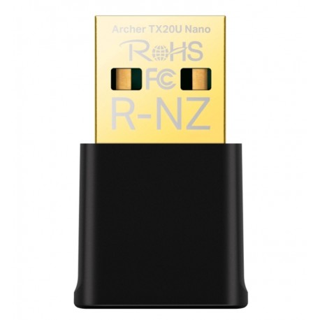 Adaptador USB Archer TX20U Nano WiFi 6 - Preto