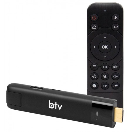 Receptor BTV Stick ES15 4K /WiFi /5G /8GB /1GB RAM - Preto
