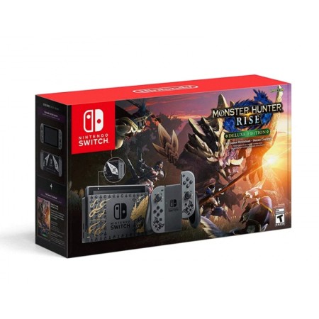 CONSOLE NINTENDO SWITCH 32GB MONSTER HUNTER DELUXE - CINZA (HAD-S-KGALG)