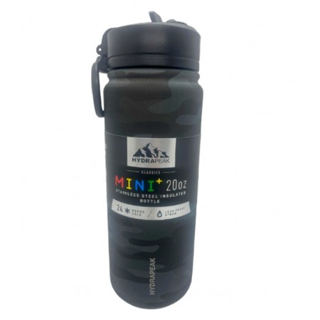 Garrafa Térmica Hydrapeak HP-MINI20 600ML – Negro/Camuflado