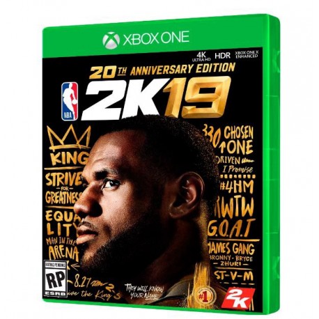 JOGO NBA 2K19 20TH ANNIVERSARY EDITION XBOX ONE