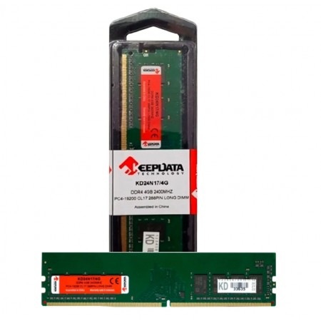 MEMÓRIA RAM KEEPDATA 4GB / DDR4 / 1X4GB / 2400MHZ - (KD24N17/4G)