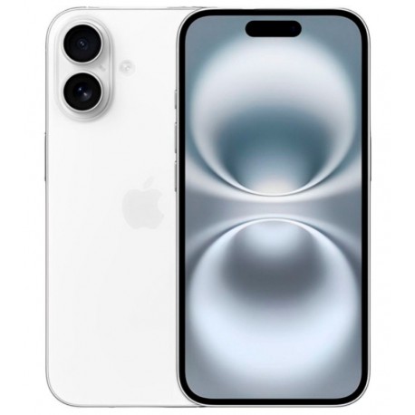Celular Apple iPhone 16 A3081 128GB /8GB RAM / Tela 6.1" /Cam 48MP - Blanco (eSIM)